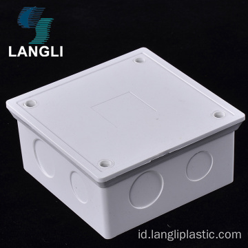 Aksesoris Listrik 4x4 Pvc Plastic Adapter Junction Box